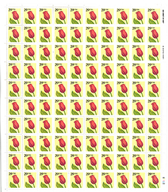 U.S. #2524 29c Tulip Perf 11 Mint Sheet