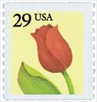 U.S. #2526 29c Tulip Coil MNH