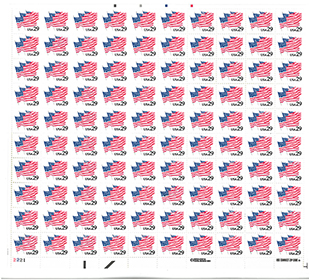 U.S. #2531 29c Flags on Parade Mint Sheet