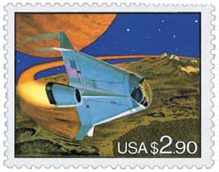 U.S. #2543 $2.90 Space Fantasy MNH