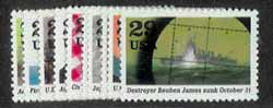 U.S. #2559a-j World War II - 1941, 10 Singles MNH