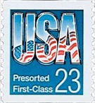 U.S. #2607 23c Presorted USA Coil MNH