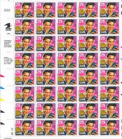 U.S. #2721 Elvis, Pane of 40