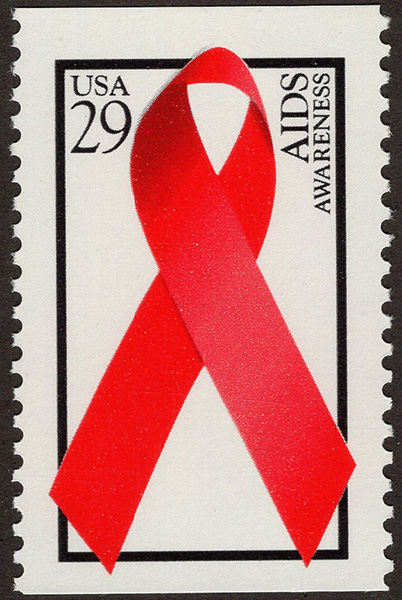 U.S. #2806a AIDS Awareness MNH