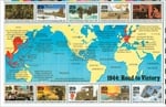 U.S.  #2838 World War II - 1944, Pane of 10