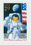 U.S. #2841a Moon Landing Single Stamp MNH