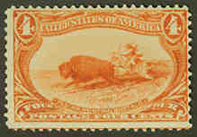 U.S. #287 Indian Hunting Buffalo 4c MNH