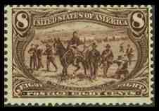 U.S. #289 Troops Guarding Wagon Train 8c MNH