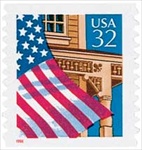 U.S. #2915C Flag Over Porch Coil MNH