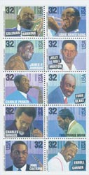 U.S.  #2992a  Jazz Musicians, Vertical Block of 10