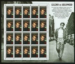 U.S.  #3082 James Dean, Pane of 20