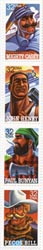 U.S. #3086a Folk Heroes - strip MNH