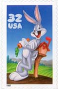 U.S. #3137a Bugs Bunny, Single Stamp MNH