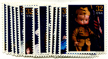 U.S. #3151a-o Classic Dolls, 15 Singles MNH