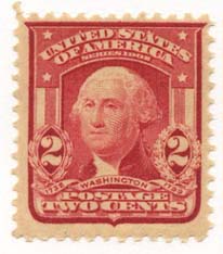 U.S. #319 2c Washington Perf. 12 MNH
