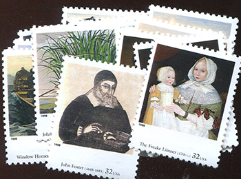 U.S. #3236a-t American Art, 20 Singles MNH