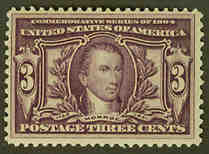 U.S. #325 3c James Monroe MNH