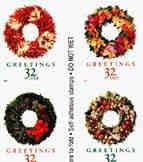 U.S. #3248a Christmas Wreaths - Block MNH