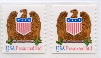 U.S. #3271 Eagle & Shield Coil Pair MNH