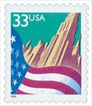 U.S. #3277 Flag Over City MNH