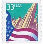 U.S. #3282 Flag Over City Coil MNH