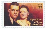 U.S. #3287 Alfred Lunt, Lynn Fontanne MNH