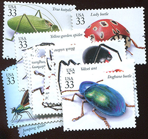 U.S. #3351a-t Insects and Spiders, 20 Singles MNH