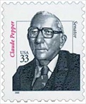 U.S. #3426 33c Senator Claude Pepper MNH