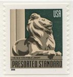 U.S. #3447a NY Public Library Lion - Coil MNH