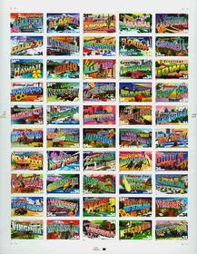 U.S. #3610  Greetings from America 34c Sheet