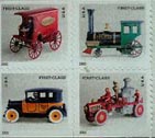 U.S. #3629a Antique Toys Block of 4 MNH