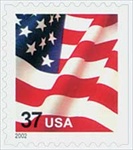 U.S. #3634e 37c Flag Perf. 11.3 MNH