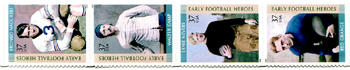 U.S. #3811a Football Legends Strip of 4 MNH