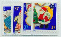 U.S. #3957-60 Holiday Cookies, 4 Singles MNH