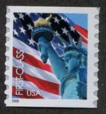 U.S. #3968 (39c) Liberty & Flag Coil MNH