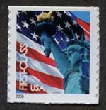 U.S. #3969 (39c) Liberty & Flag Coil MNH