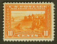 U.S. #400A 10c San Francisco - Orange MNH