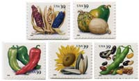 U.S. #4013-17 Crops of America, 5 Singles (from Booklet)