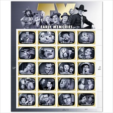 U.S.  #4414 TV Memories, Pane of 20