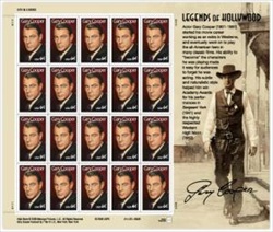 U.S. #4421 Gary Cooper, Pane of 20