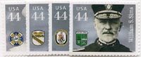 U.S. #4440-43 Distinguished Sailors, 4 Singles