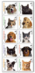 U.S. #4460a Adopt a Pet Block of 10 MNH