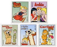 U.S. #4467-71 Sunday Funnies, 5 Singles
