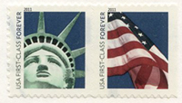 U.S. #4519a Lady Liberty & Flag (ATM Pair)