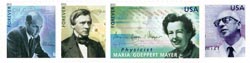 U.S. #4541-44 American Scientists, 4 Singles