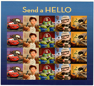 U.S. #4557 Send a Hello Pane of 20