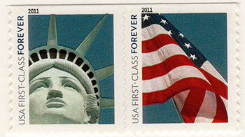 U.S. #4564a Lady Liberty Pair AV