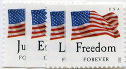 U.S. #4706-09 Four Flags (from ATM),  4 Singles