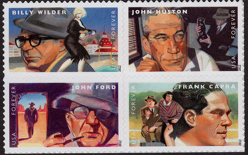 U.S. #4671a Great Film Directors, Block of 4