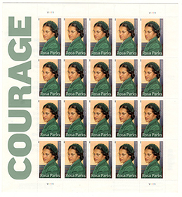 U.S. #4742 Rosa Parks-Courage, Pane of 20